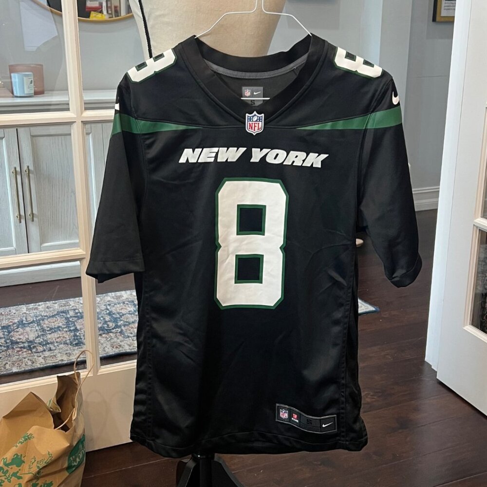 Youth Elijah Moore #8 New York Jets Football Jersey Nike NFL S